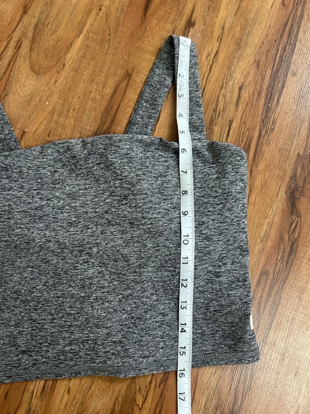 Vuori Elevation Square Neck Tank Top Heather Grey Womens Size L - Picture 10 of 11